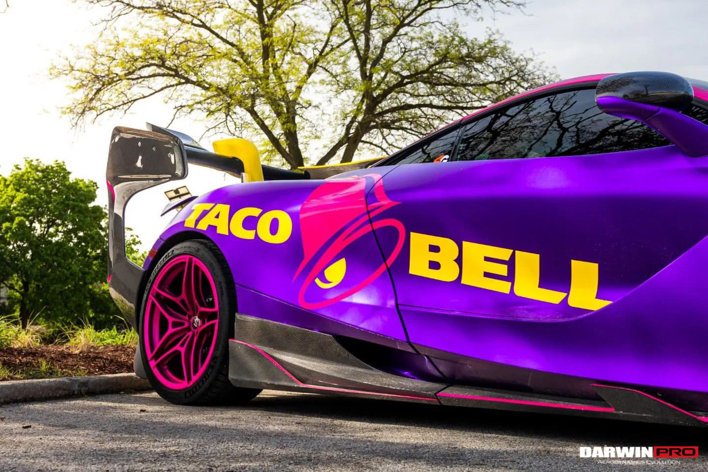 2017 - 2022 McLaren 720s Se²GTR Style Trunk Wing with Side Winglets